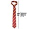Maroon and Gold Tie - Wizard Costume Accessories Dress Up Ties - 1 Piece
